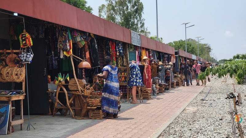 mercado de artesanos de Cotonou