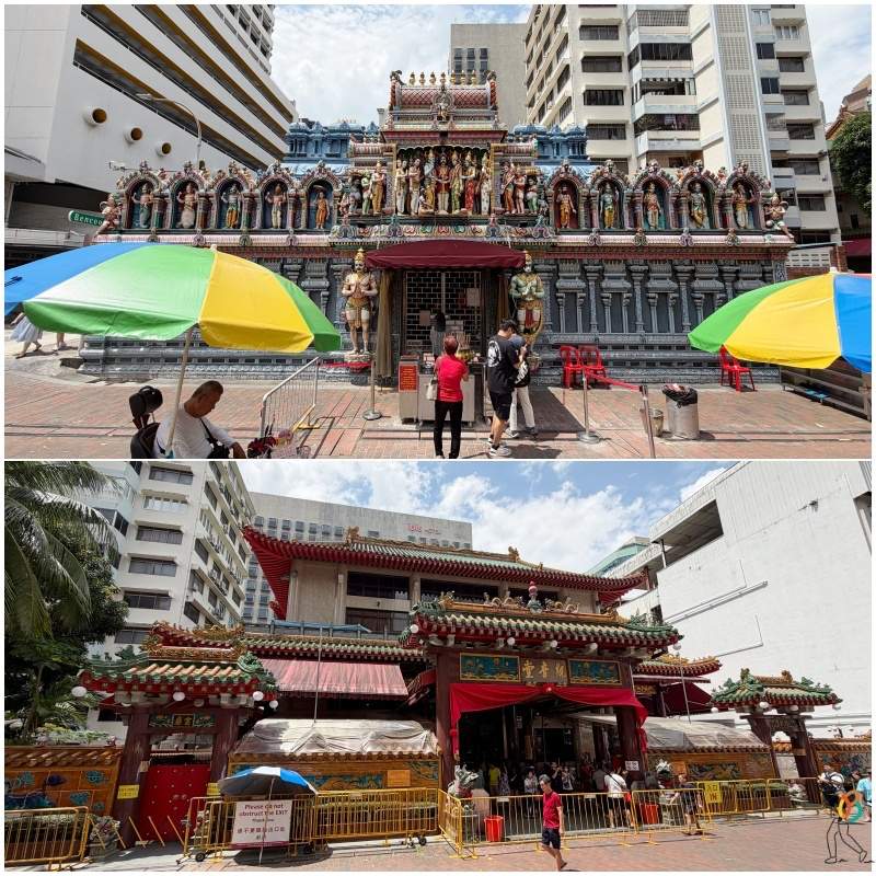 templos de Sri Krishnan y Kwan Im Thong Hood Cho