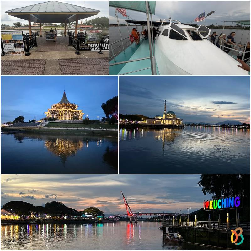 crucero por el río Sarawak