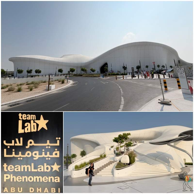 edificio exterior teamLab Phenomena Abu Dhabi