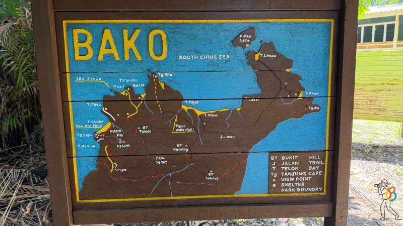 cartel del parque Bako