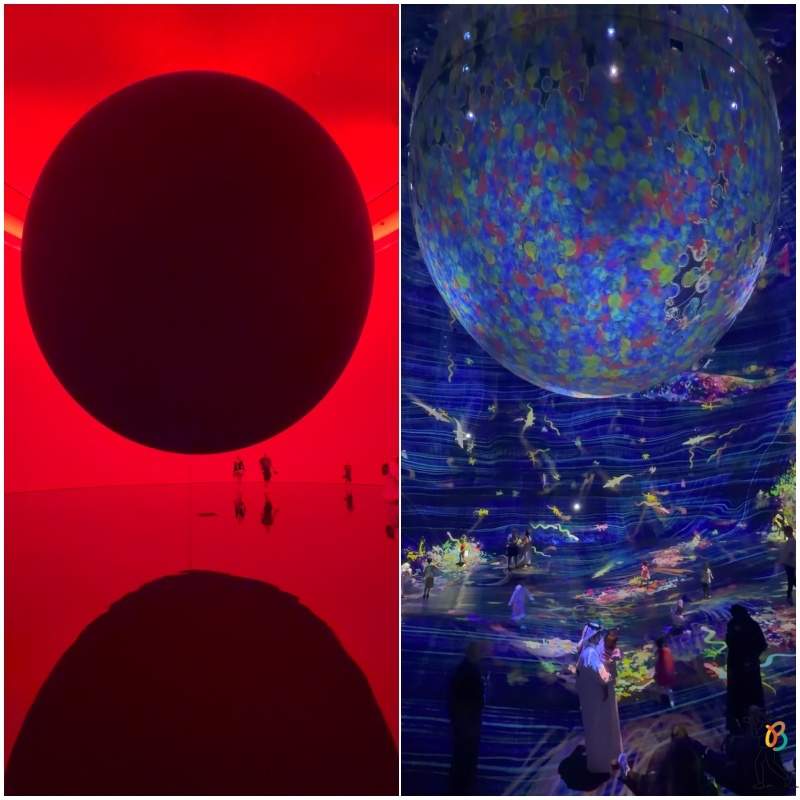 salas teamlab phenomena de Emiratos Árabes Unidos