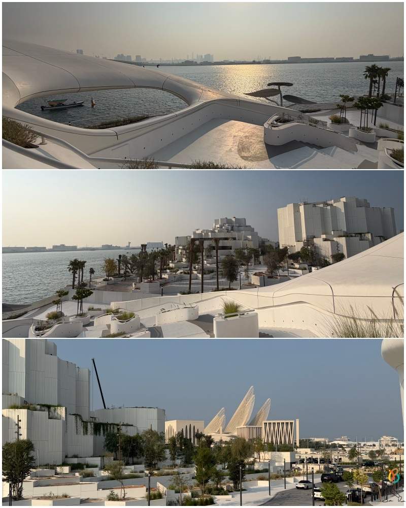 vistas desde el museo TeamLab de Phenomena de Abu Dhabi