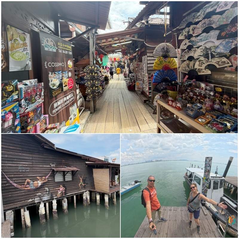 Chew Jetty: casas sobre pilotes