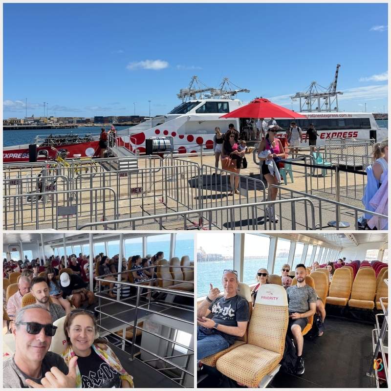 ferry para llegar a la isla de Rottnest
t desde Fremantle