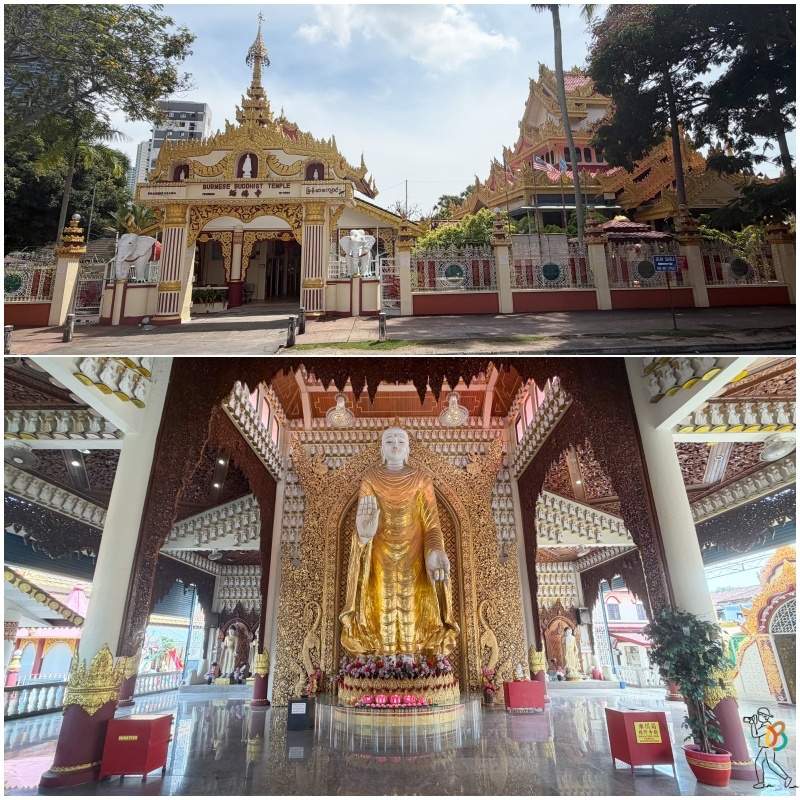 Templo birmano Dhammikarama en George town
