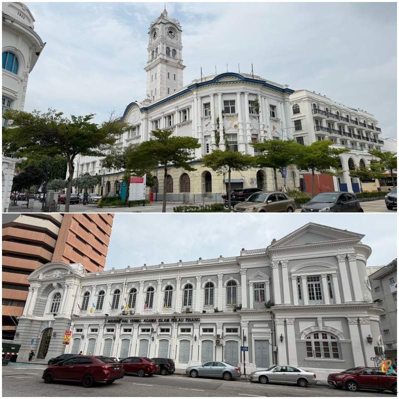 edificios coloniales de Malasia