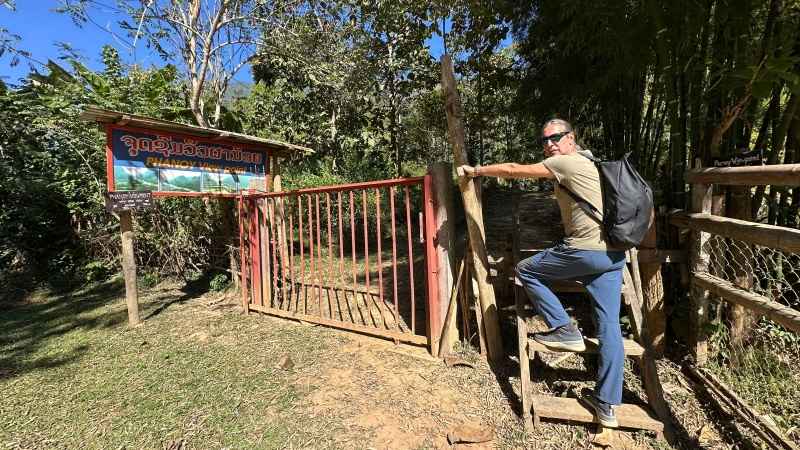 inicio sendero del camino hacia Phanoy Viewpoint