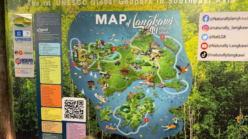 mapa de Langkawi