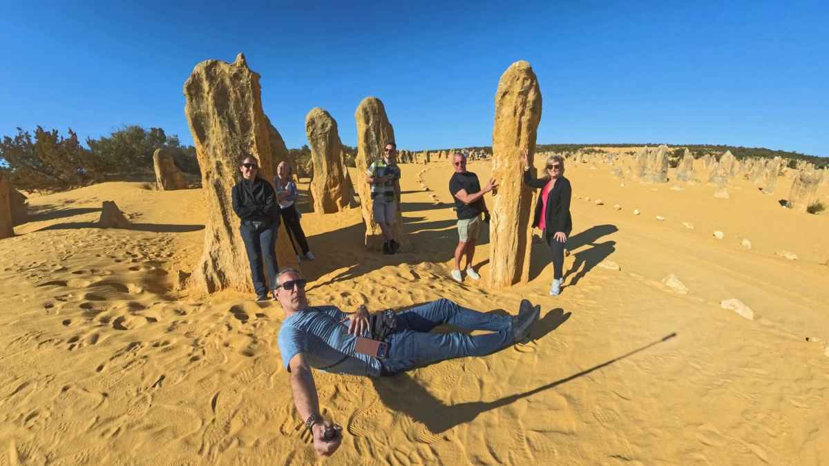 parque de los pináculos de Australia o Pinacles park