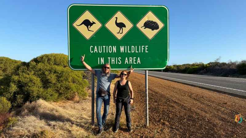 cartel carretera australia