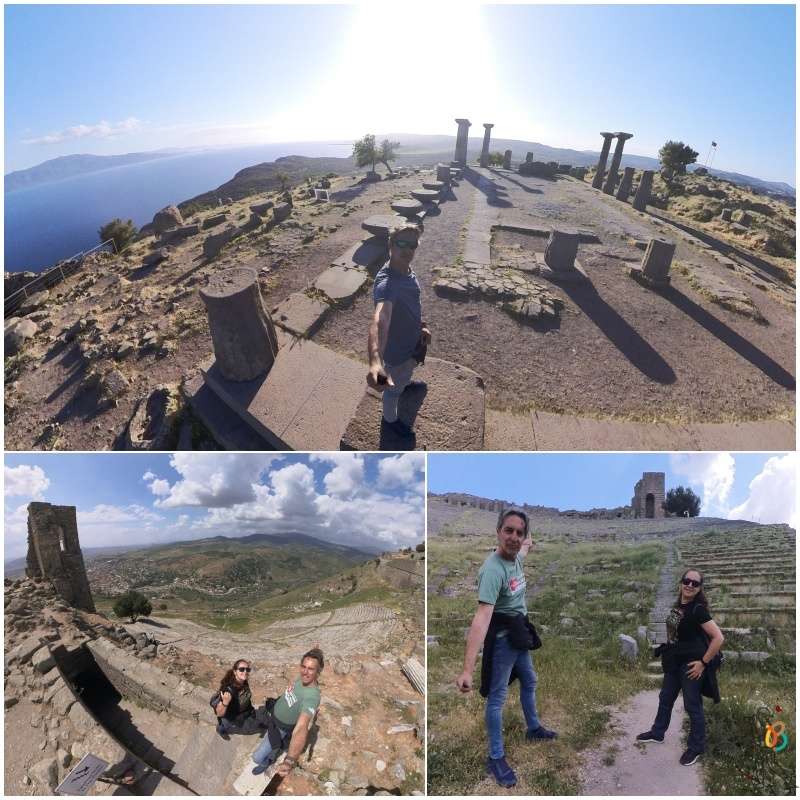 ruinas de Assos frente al mar