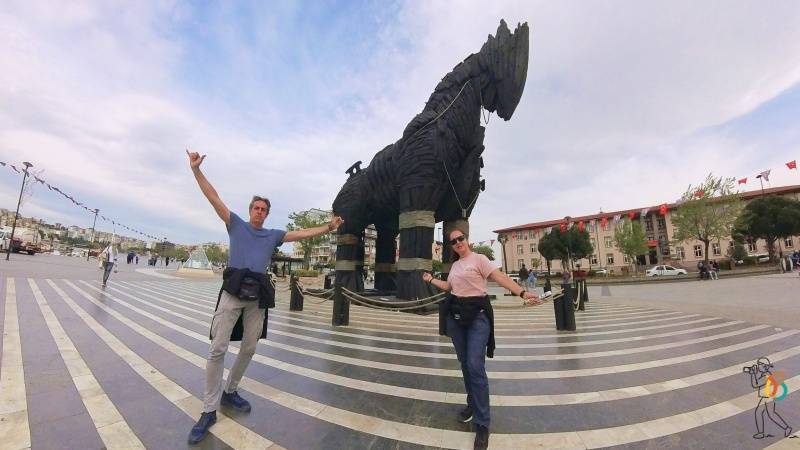 Caballo de Troya del paseo marítimo de Çanakkale