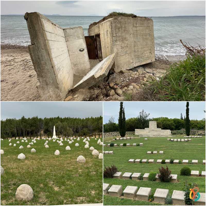 cementerios turcos y aliados de Gallipoli
