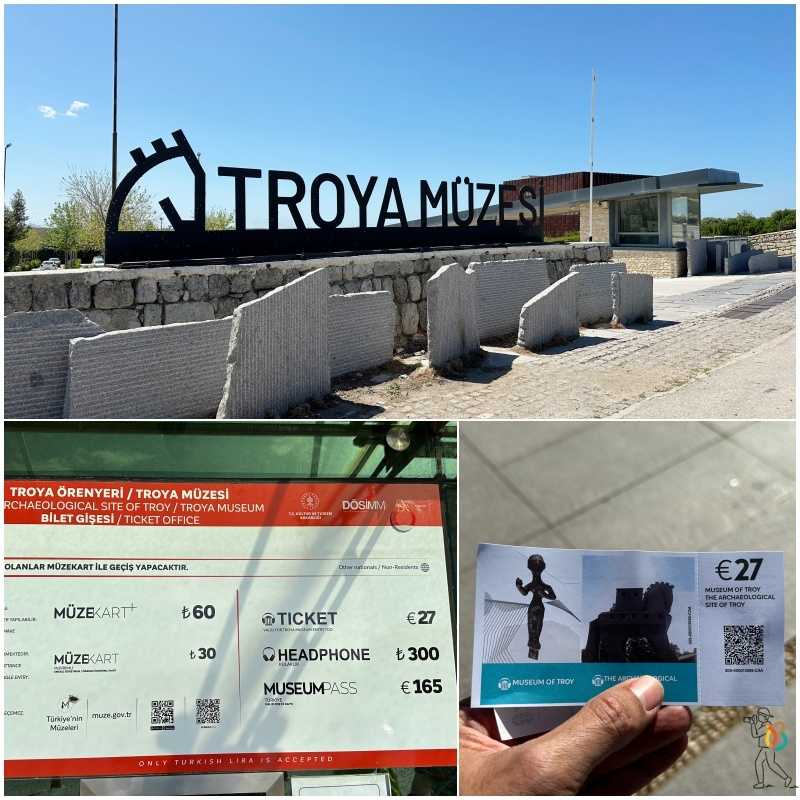 Entrada a Troya y Museo de Troya