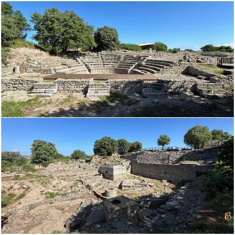 ruinas arqueológicas de Troya