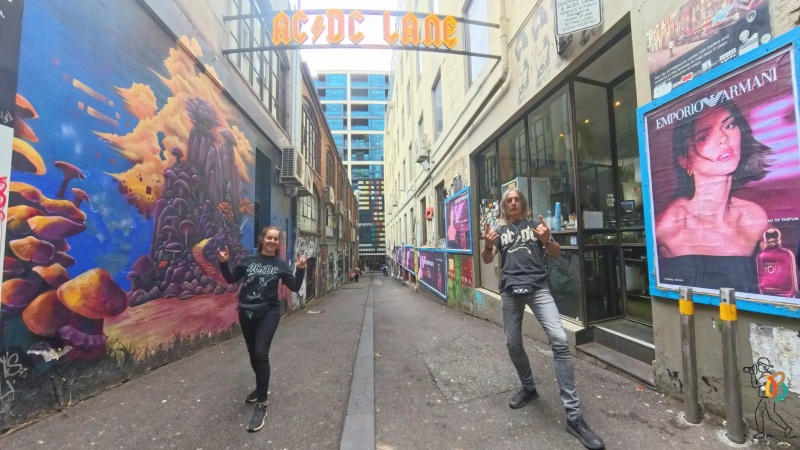 Murales y grafitis en AC/DC Lane Melbourne